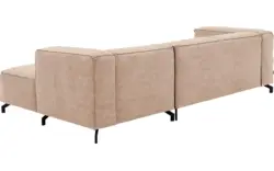 Goossens loungebank calvin beige micro leer - 8190318-637-01