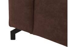 Goossens hoekbank calvin bruin micro leer - 8190317-631-01