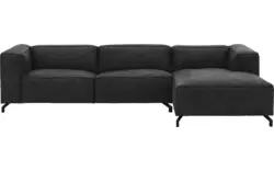 Goossens loungebank calvin grijs micro leer - 8190319-634-01
