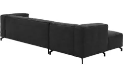 Goossens loungebank calvin grijs micro leer - 8190319-634-01-gespiegeld