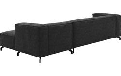 Goossens loungebank calvin grijs micro leer - 8190319-634-01