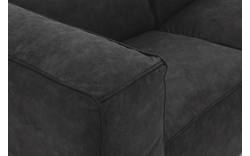 Goossens loungebank calvin grijs micro leer - 8190319-634-01