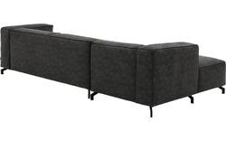 Goossens loungebank calvin grijs micro leer - 8190319-635-01-gespiegeld