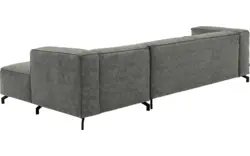 Goossens loungebank calvin grijs micro leer - 8190319-636-01