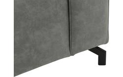 Goossens loungebank calvin grijs micro leer - 8190319-636-01-gespiegeld
