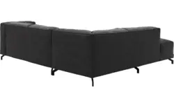 Goossens hoekbank calvin grijs micro leer - 8190320-634-01