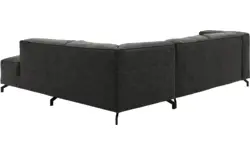 Goossens hoekbank calvin grijs micro leer - 8190320-635-01-gespiegeld
