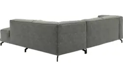 Goossens hoekbank calvin grijs micro leer - 8190320-636-01-gespiegeld