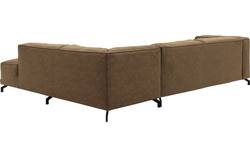 Goossens hoekbank calvin groen micro leer - 8190321-626-01-gespiegeld
