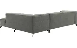 Goossens hoekbank calvin grijs micro leer - 8190321-636-01-gespiegeld