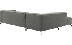 Goossens hoekbank calvin grijs micro leer - 8190321-636-01