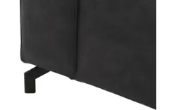 Goossens loungebank calvin grijs micro leer - 8190322-634-02