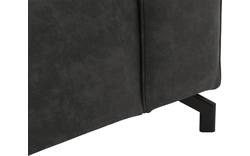 Goossens loungebank calvin grijs micro leer - 8190322-635-02-gespiegeld