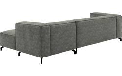 Goossens loungebank calvin grijs micro leer - 8190322-636-04