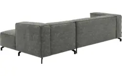 Goossens loungebank calvin grijs micro leer - 8190322-636-02