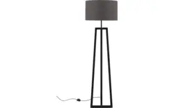 Goossens excellent vloerlamp rome zwart metaal - 8190344-02