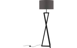 Goossens excellent vloerlamp rome zwart metaal - 8190344-02
