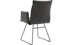 Goossens excellent eetkamerstoel nica grijs leer - 8190370-02