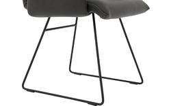 Goossens excellent eetkamerstoel nica grijs leer - 8190370-03