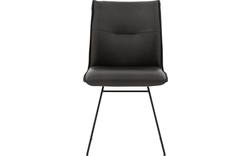 Goossens excellent eetkamerstoel nica grijs leer - 8190371-02