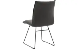 Goossens excellent eetkamerstoel nica grijs leer - 8190371-02