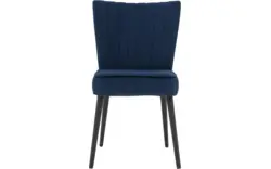 Goossens eetkamerstoel rob blauw stof - 8190375-02