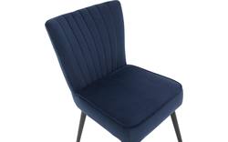 Goossens eetkamerstoel rob blauw stof - 8190375-02