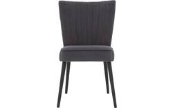 Goossens eetkamerstoel rob grijs stof - 8190377-02
