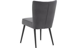 Goossens eetkamerstoel rob grijs stof - 8190377-02