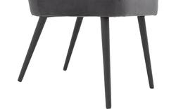 Goossens eetkamerstoel rob grijs stof - 8190377-02