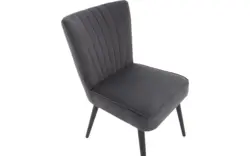 Goossens eetkamerstoel rob grijs stof - 8190377-02