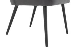 Goossens eetkamerstoel rob grijs stof - 8190378-02