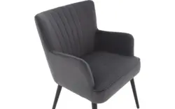 Goossens eetkamerstoel rob grijs stof - 8190378-02