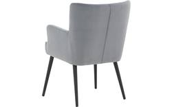 Goossens eetkamerstoel rob blauw stof - 8190379-03
