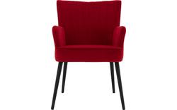 Goossens eetkamerstoel rob rood stof - 8190382-02