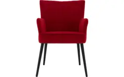 Goossens eetkamerstoel rob rood stof - 8190382-02
