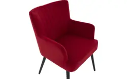 Goossens eetkamerstoel rob rood stof - 8190382-02