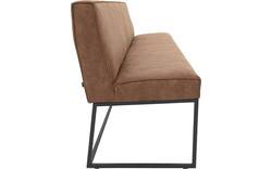 Goossens excellent eetkamerbank tom bruin micro leer - 8190385-02