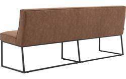 Goossens excellent eetkamerbank tom bruin micro leer - 8190385-06