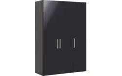 Goossens kledingkast easy storage ddk zwart hoogwaardig meubelplaat - 8190400-01