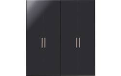 Goossens kledingkast easy storage ddk zwart hoogwaardig meubelplaat - 8190404-02