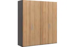 Goossens kledingkast easy storage ddk zwart hoogwaardig meubelplaat - 8190405-02