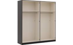 Goossens kledingkast easy storage ddk zwart hoogwaardig meubelplaat - 8190406-10