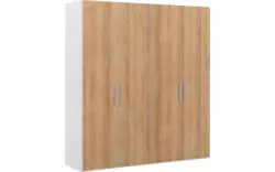 Goossens kledingkast easy storage ddk wit hoogwaardig meubelplaat - 8190407-02