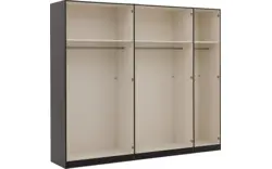 Goossens kledingkast easy storage ddk zwart hoogwaardig meubelplaat - 8190410-02