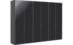 Goossens kledingkast easy storage ddk zwart hoogwaardig meubelplaat - 8190417-02