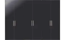 Goossens kledingkast easy storage ddk zwart hoogwaardig meubelplaat - 8190417-04