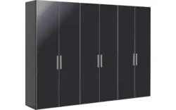 Goossens kledingkast easy storage ddk zwart hoogwaardig meubelplaat - 8190417-04