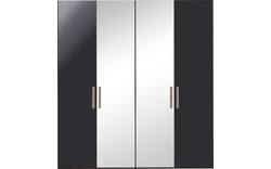 Goossens kledingkast easy storage ddk zwart hoogwaardig meubelplaat - 8190429-02