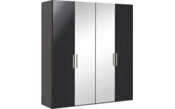 Goossens kledingkast easy storage ddk zwart hoogwaardig meubelplaat - 8190429-02